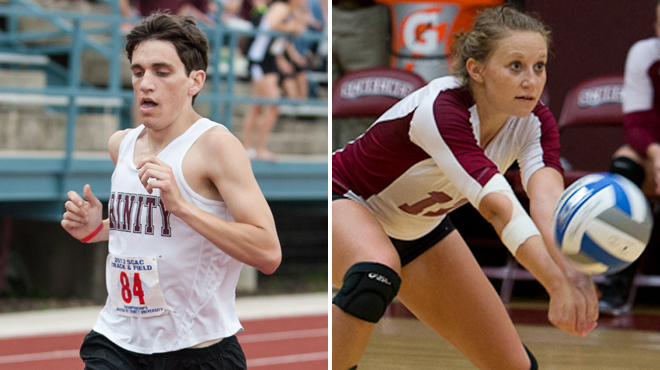 Trinity's Douglas; Schreiner's Burns Chosen SCAC Character & Community Student-Athletes of the Week