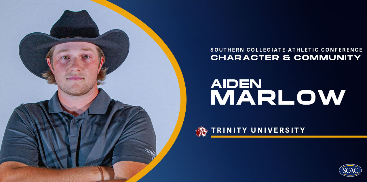 Aiden Marlow, Trinity University, Men's Golf - Character & Community