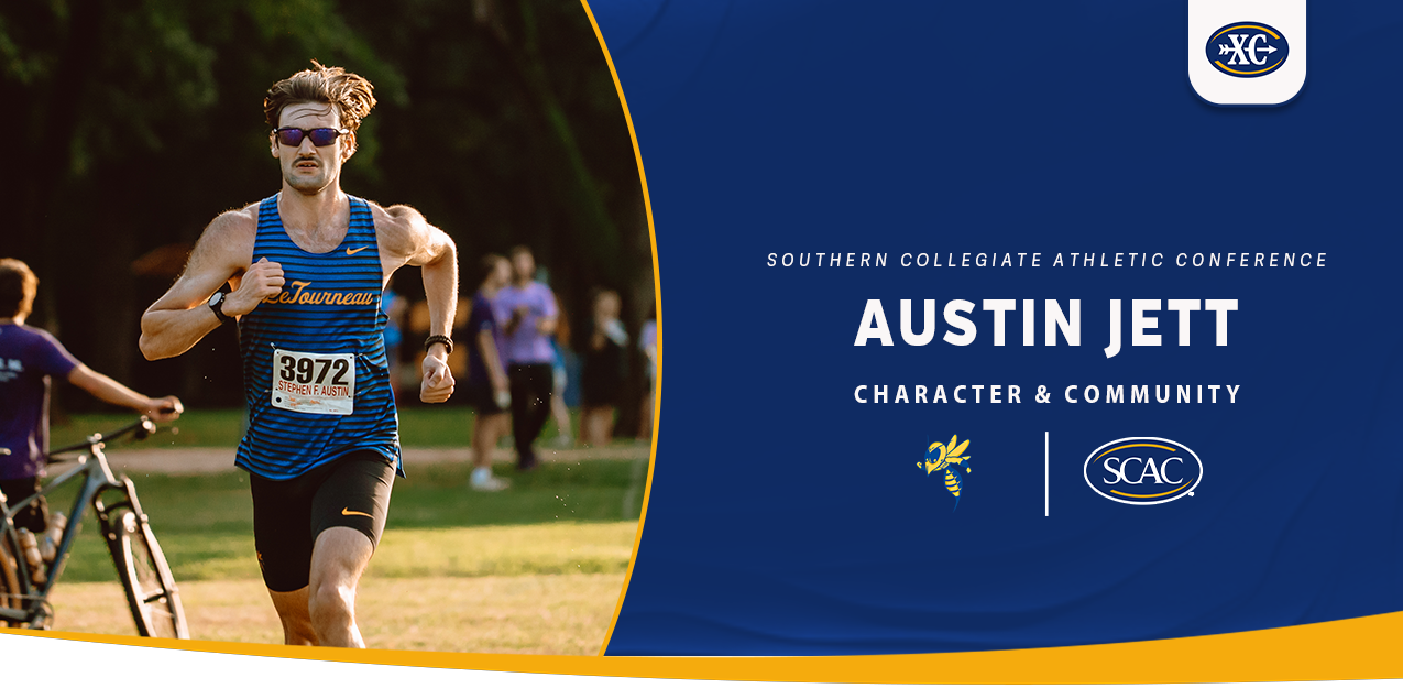 Austin Jett, LeTourneau University, Men's Cross Country and Track & Field - Character & Community