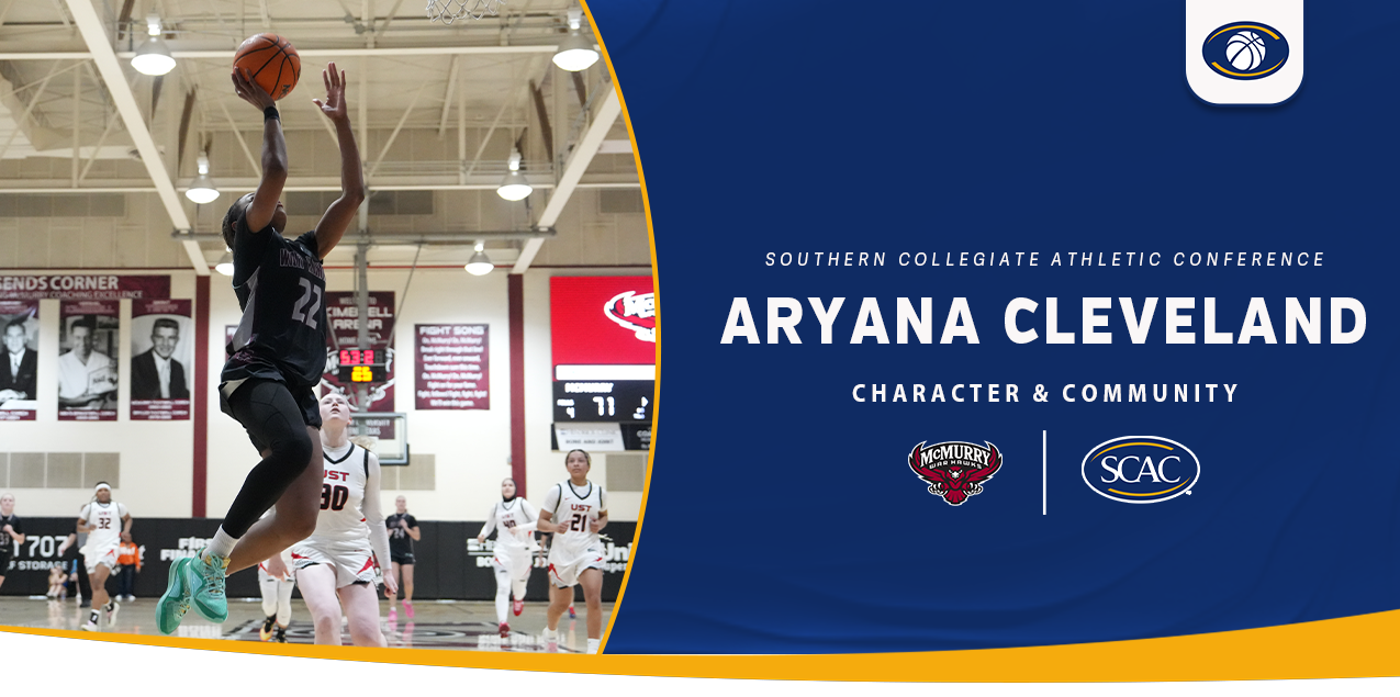 Aryana Cleveland, McMurry University, Women's Basketball - Character & Community
