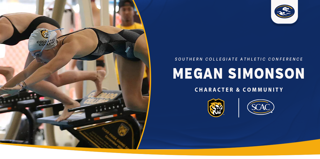 Megan Simonson, Colorado College, Women's Swimming & Diving - Character & Community