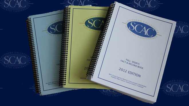 SCAC Releases 2012-13 Record Books