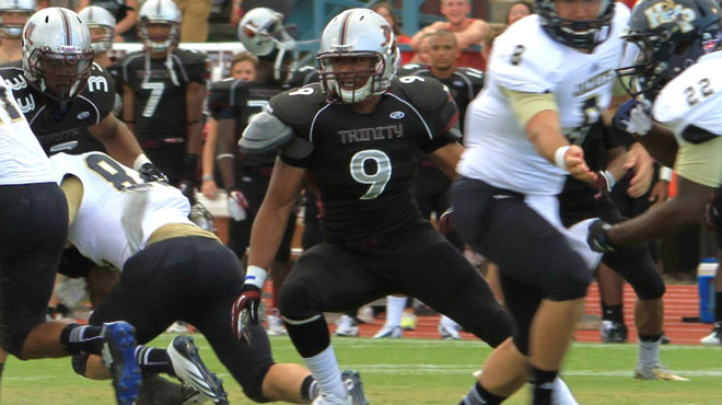 Trinity's Boboy named to D3football.com Team of the Week