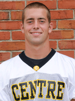 Tyler Osterman, Centre College, Football (Co-Offensive)