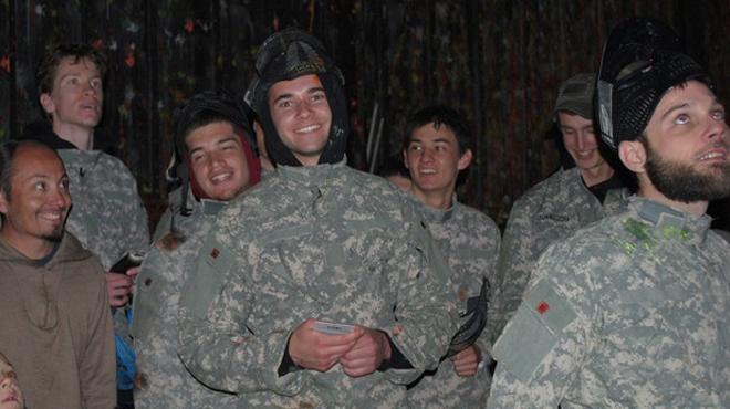 Colorado College Men's Basketball Uses Paintball to Bond with Veterans