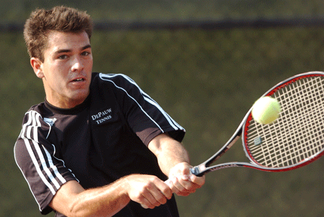 DePauw Tigers Bow out of NCAA Men's Tennis Tournament to Top-ranked Bears