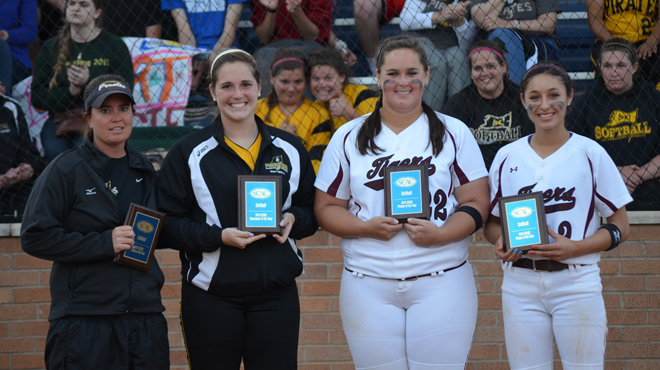 Southwestern and Trinity Split Major Awards as SCAC Announces 2013 All-Conference Softball Team