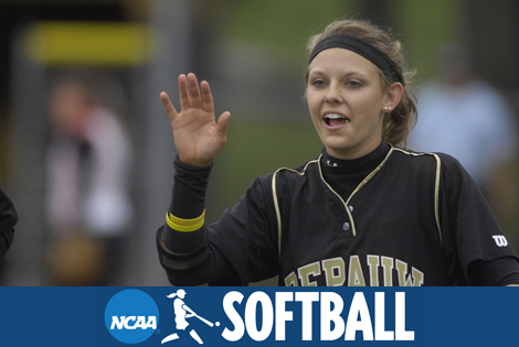 DePauw Drops to NCAA Softball Loser's Bracket after Loss to Linfield
