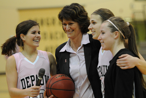 DePauw's Huffman picks up 400th career win