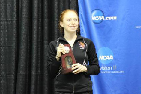 Trinity All-American Hayley Emerick Awarded NCAA Postgraduate Scholarship