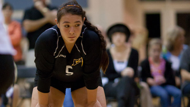 Southwestern's Nicholls Named AVCA First-Team All-American