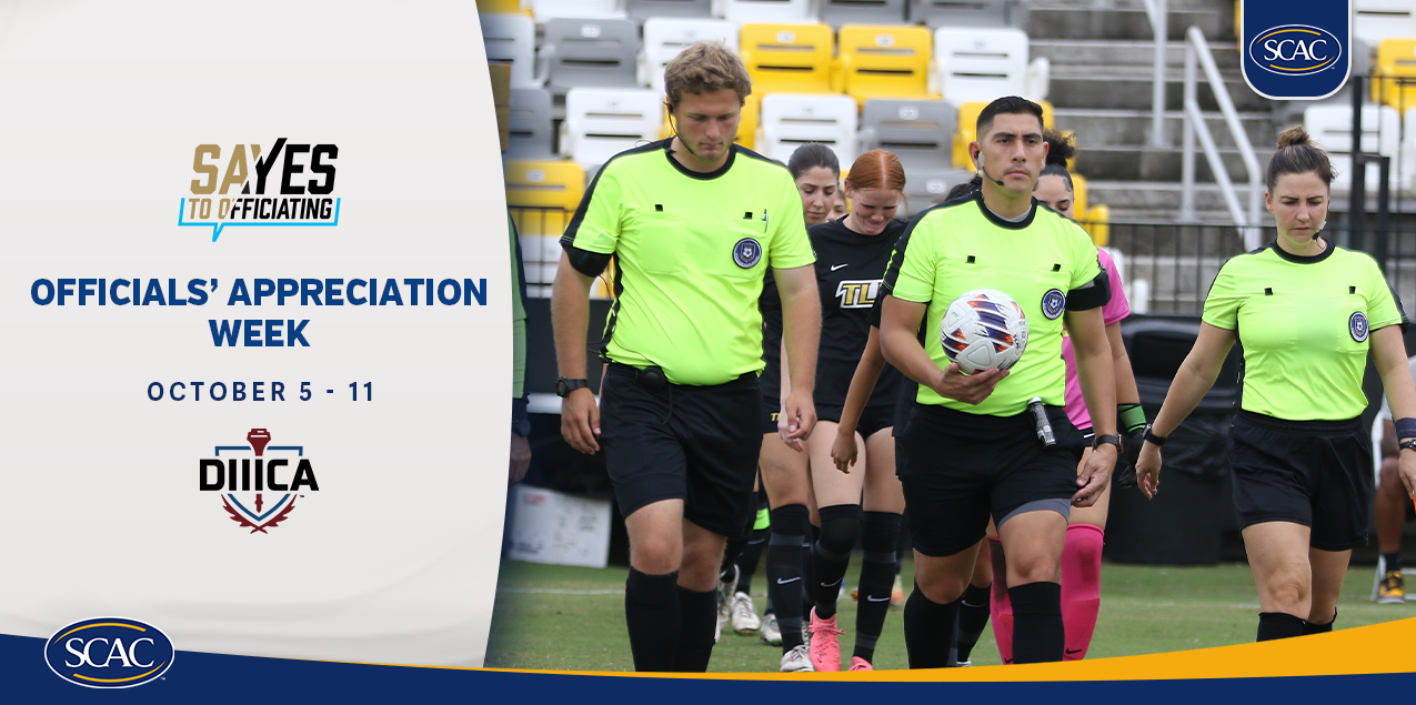 SCAC Joins Division III in &lsquo;Officials&rsquo; Appreciation Week&rsquo;