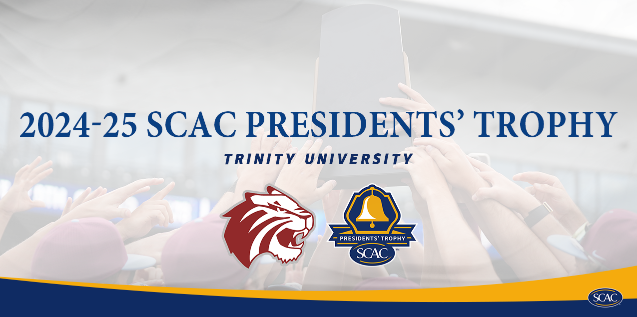 Trinity Ends SCAC Tenure with 14th-Straight Presidents' Trophy Title