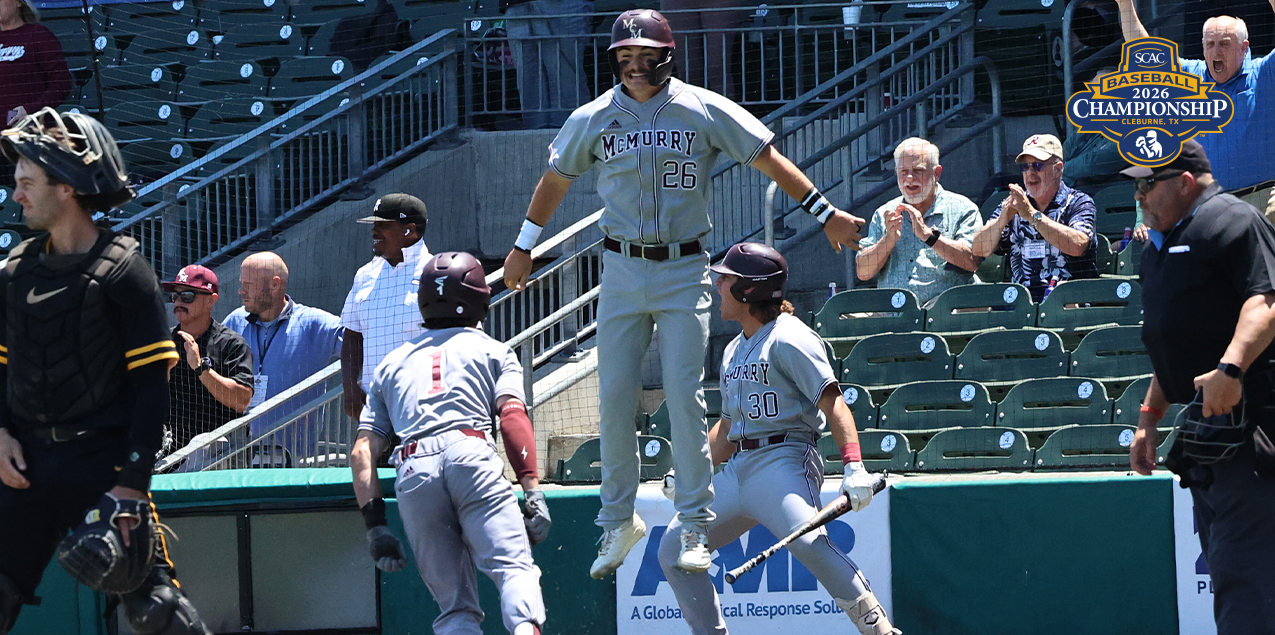 McMurry Rallies in Ninth Inning for 5-4 Victory Over Texas Lutheran at SCAC Baseball Tournament