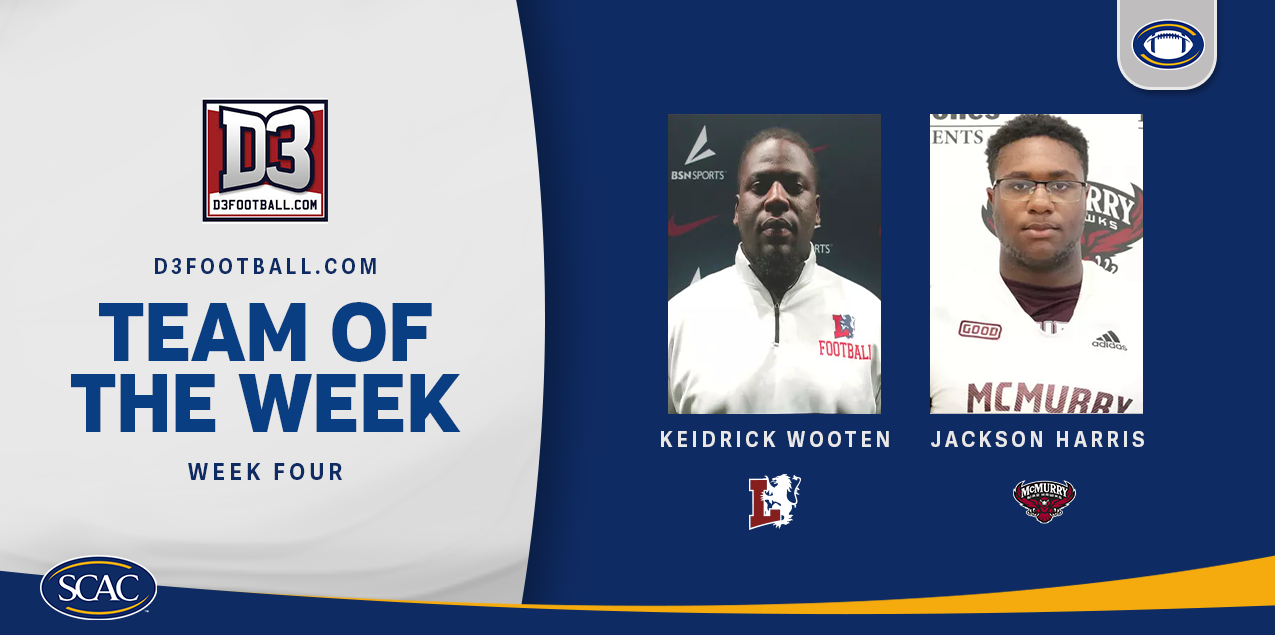 SCAC Duo Highlight D3Football.com Team of the Week