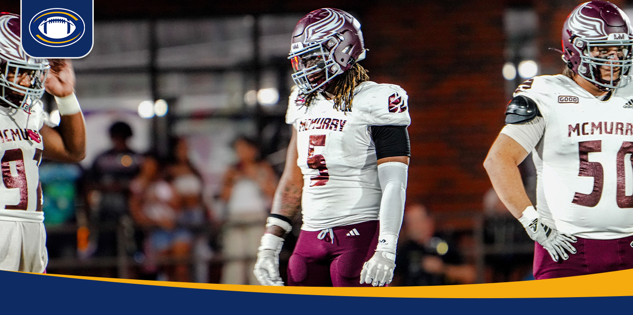 Zach Mitchell, McMurry University, Defensive Player of the Week (Week 2)
