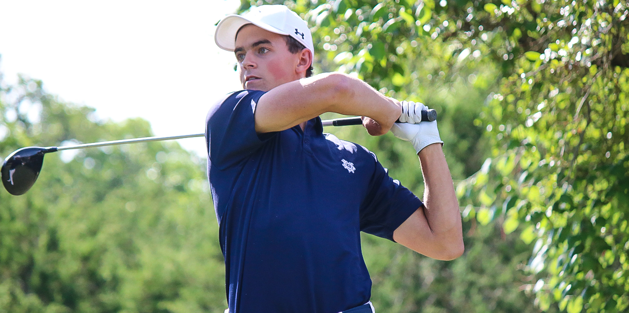 Tommy Schuberg, University of Dallas, Men's Golfer of the Week (Spring Week 3)