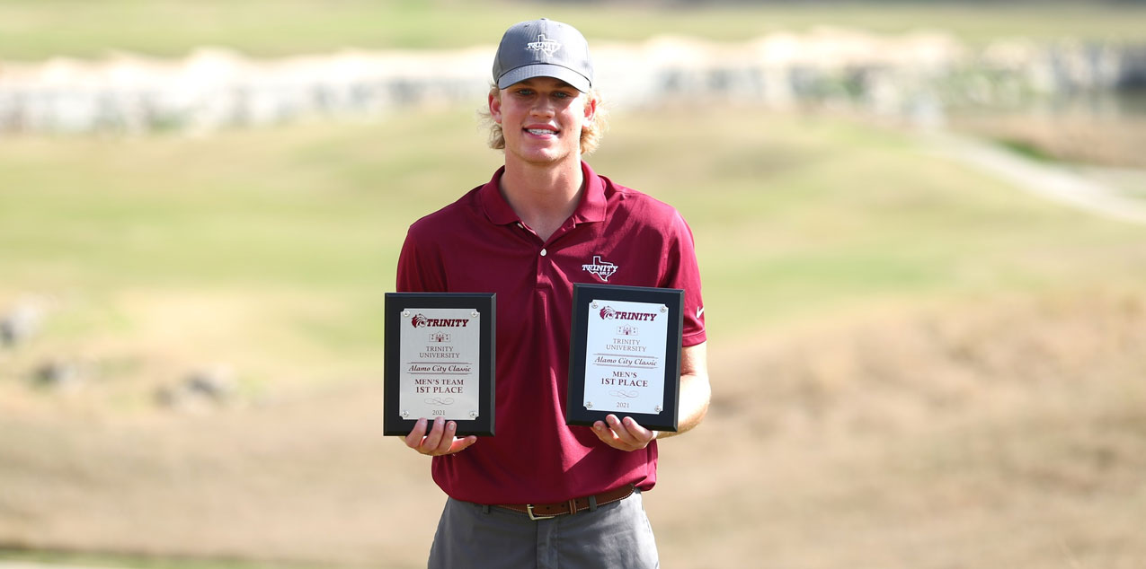 DJ Springer, Trinity University, Men's Golfer of the Week (Spring - Week 1)
