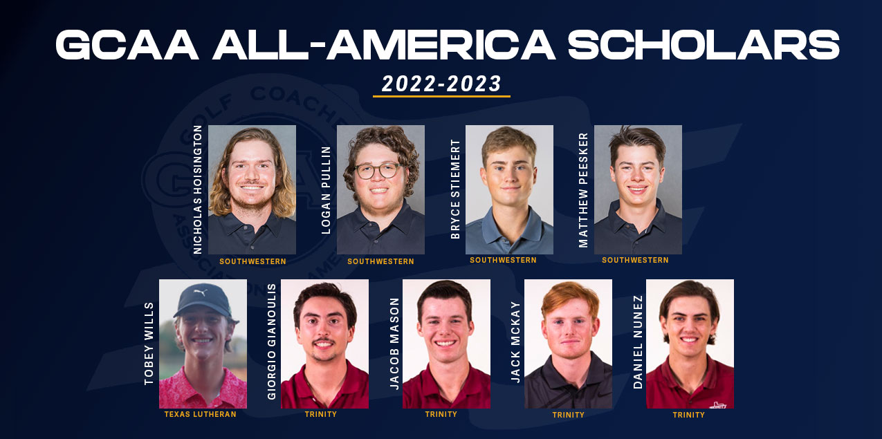 SCAC Record Nine Men's Golfers Named GCAA All-America Scholars