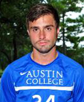 Andrew Celio, Austin College, Men's Soccer (Defensive)