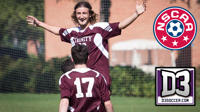 Trinity Rises to Seventh in Latest NSCAA/Continental Tire Top 25 Men&rsquo;s Soccer Poll