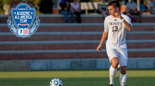 Trinity's Anderson Named to Capital One Academic All-District&reg; Men's Soccer Team