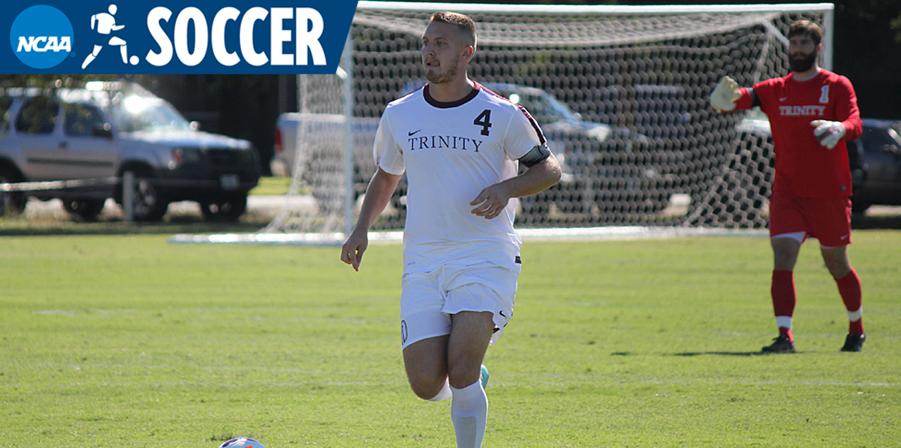 Trinity Advances to NCAA Men's Soccer Tournament for 13th Consecutive Year