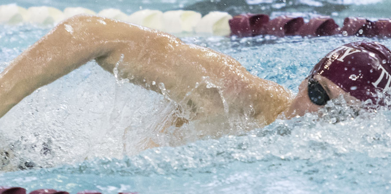 Gordon Allan, Trinity University, Swimmer of the Week (Week Eight)
