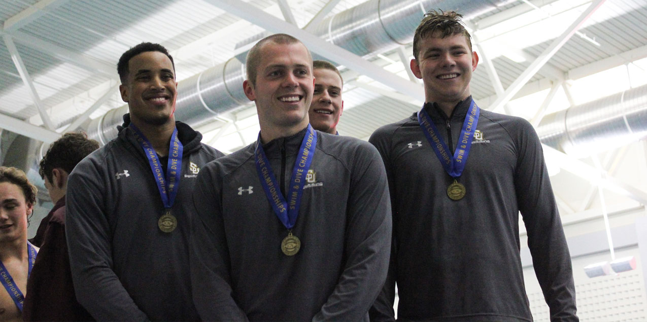 Trinity Women; Southwestern Men Lead After Day One of 2017 SCAC Swimming & Diving Championships