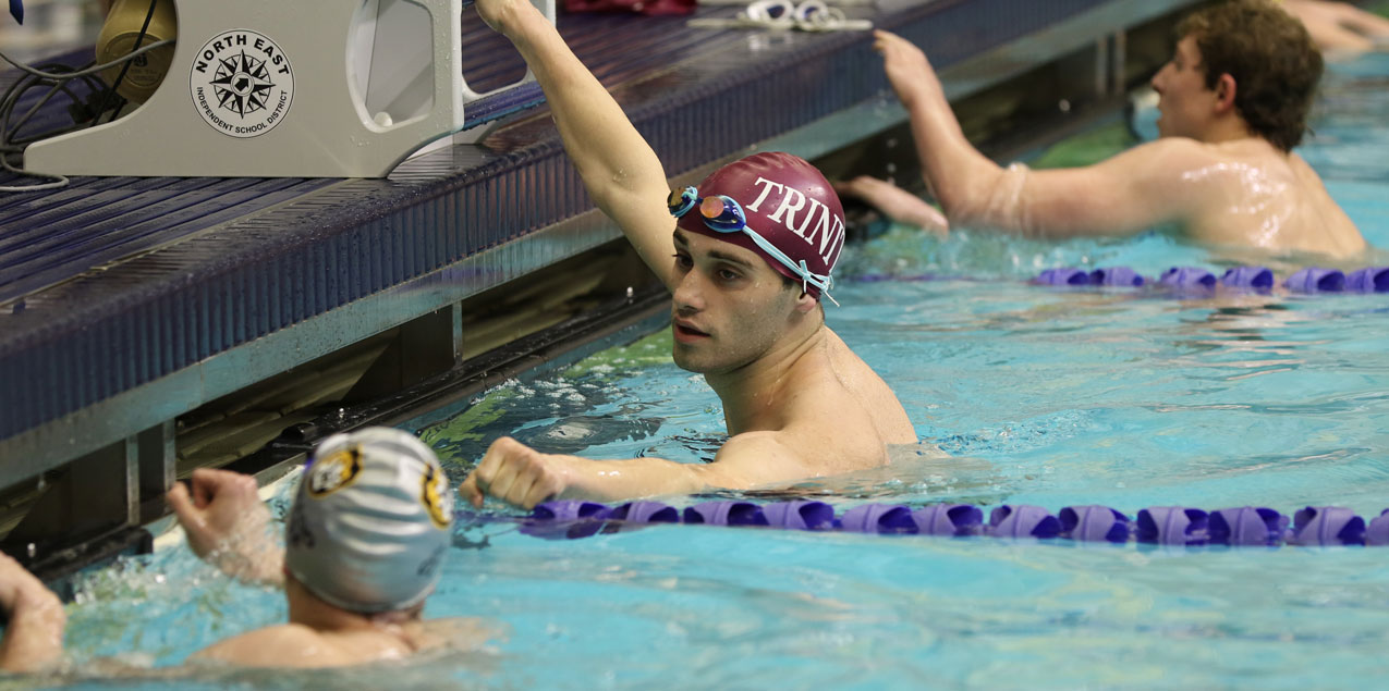 Trinity Extends Lead After Day Two of SCAC Men's Swimming & Diving Championship