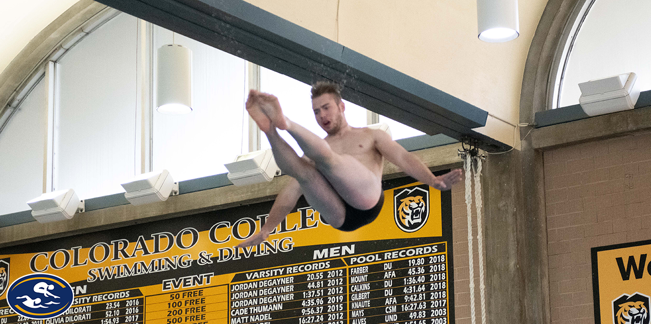 Aidan Richter, Colorado College, Diver of the Week (Week 9)
