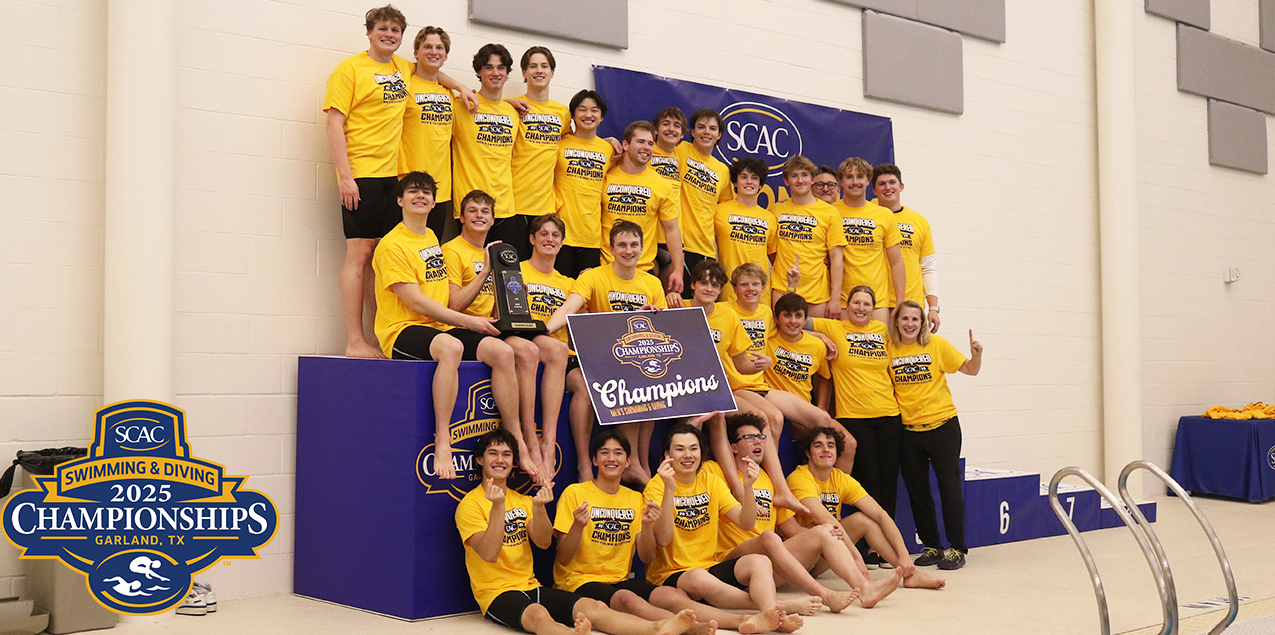 Colorado College Earns Historic First SCAC Men's Swimming & Diving Title