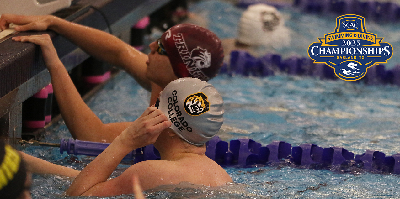 Colorado College and Trinity Share Lead After Day One at SCAC Men's Swimming & Diving Championship