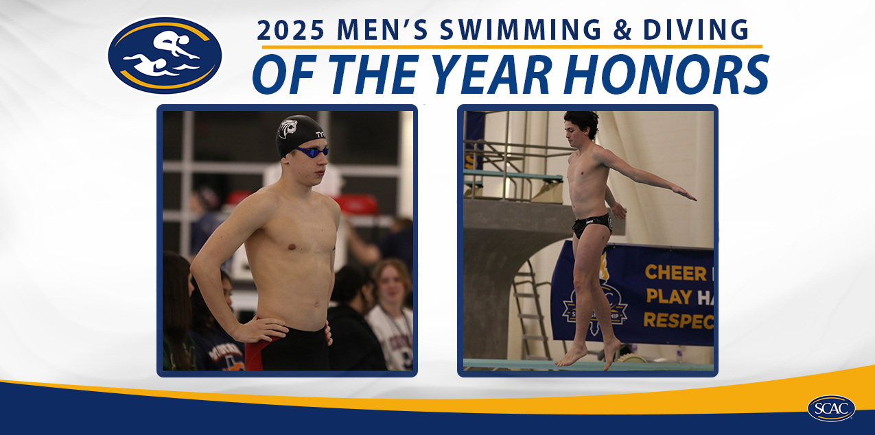Trinity's Fender, Colorado College's Wellehan Earn SCAC Male Swimmer and Diver of the Year Honors