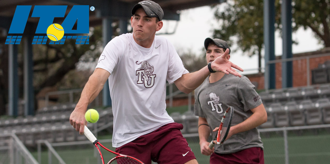 Trinity Men's Tennis Drops to No. 6 in Latest ITA Rankings