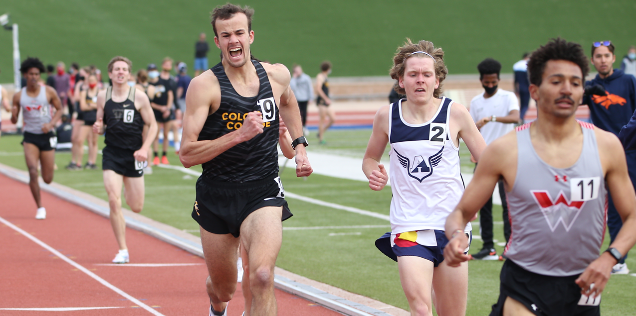 Josh Fry, Colorado College, Men's Track Athlete of the Week (Week 4)