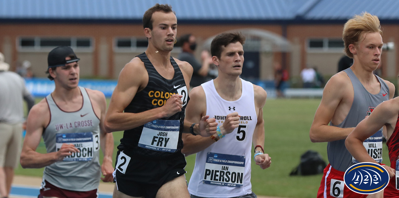 Josh Fry, Colorado College, Men's Track Athlete of the Week (Week 6)