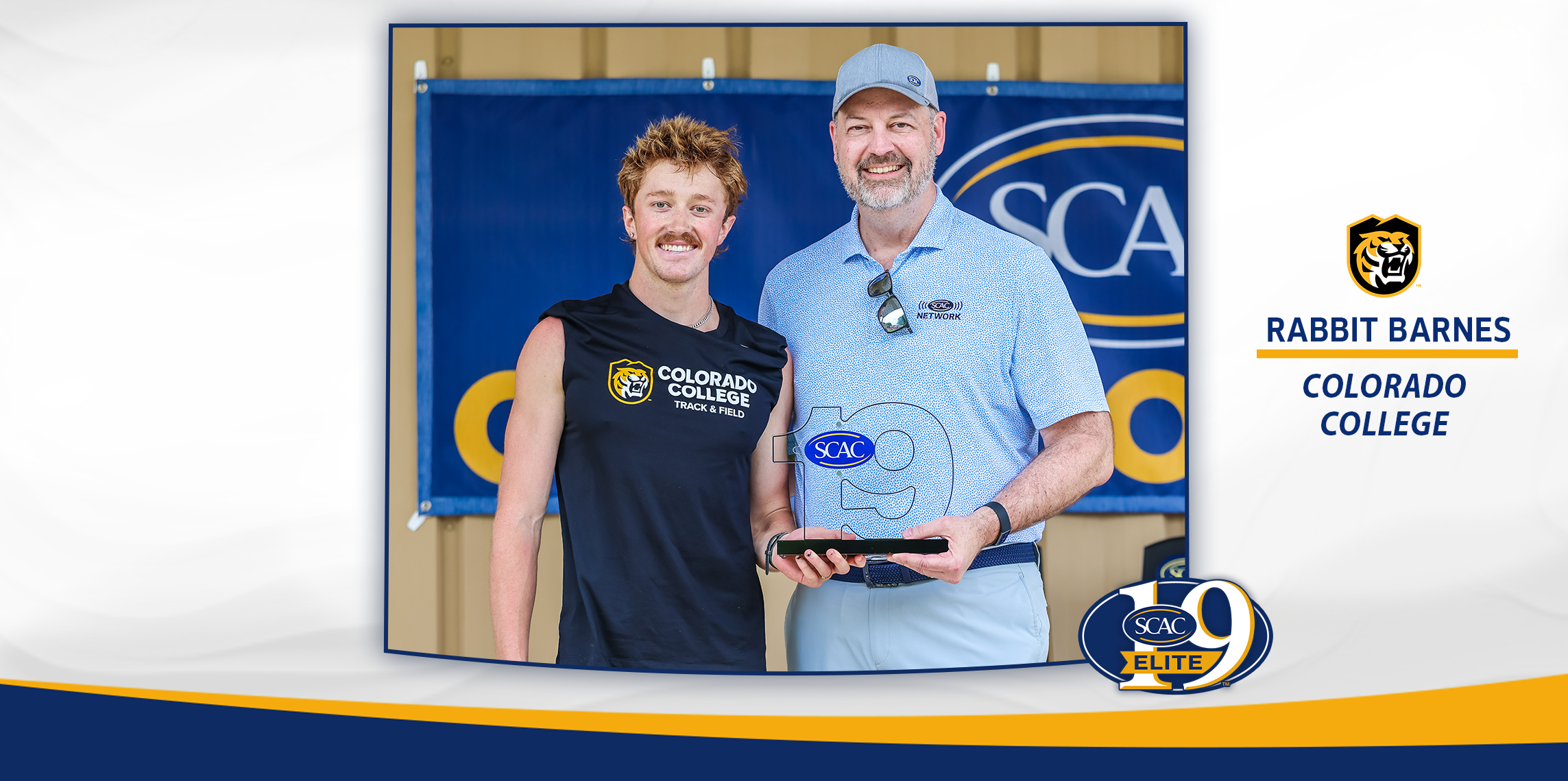 Colorado College's Barnes Named SCAC Men's Track & Field Elite 19 Award Recipient