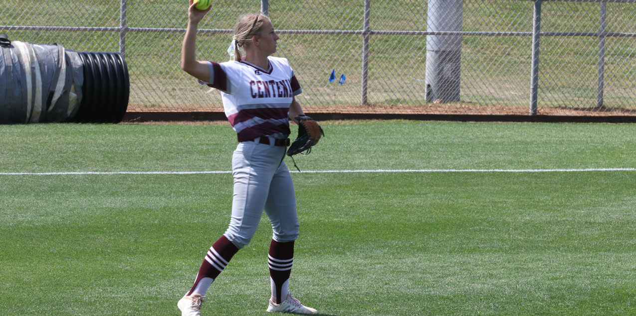 Six Run Inning Powers Centenary Past Schreiner at SCAC Softball Tourney
