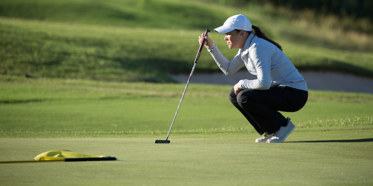 Trinity sophomore Delaney Kelley finished tied for third at the TLU Lady Bulldog Classic to help the Tigers capture the team title