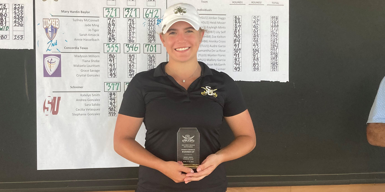 Madison Goldberg, Southwestern University, Women's Golfer of the Week (Week 6 - Spring)