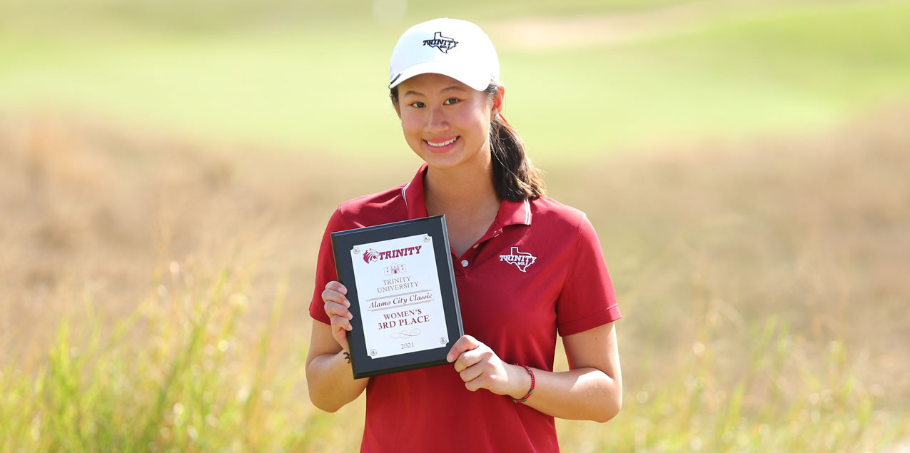 Kiona Hsiu, Trinity University, Women's Golfer of the Week (Week 1 - Spring)