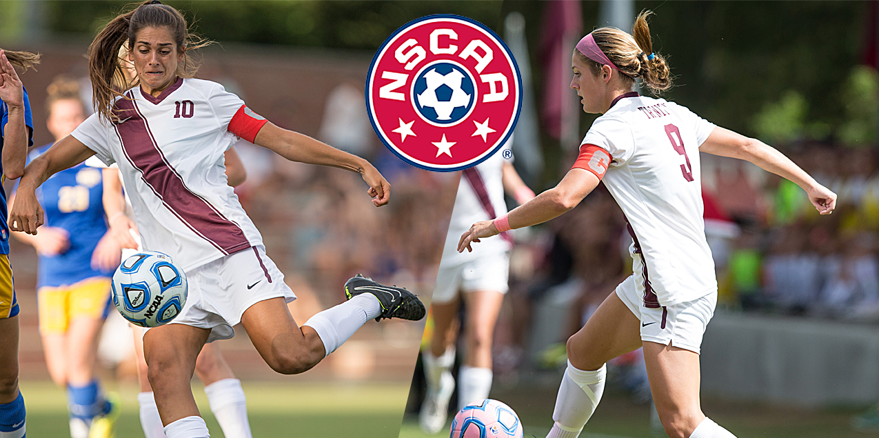 Trinity's Jorgens, Falcone named NSCAA All-Americans