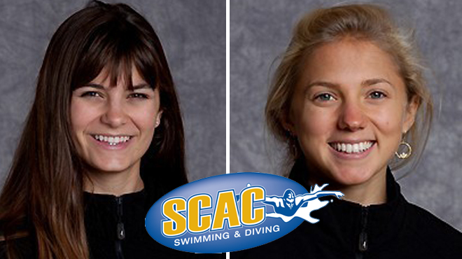 Colorado College's Pierrat, Buxbaum Earn SCAC Swimmer/Diver of the Week