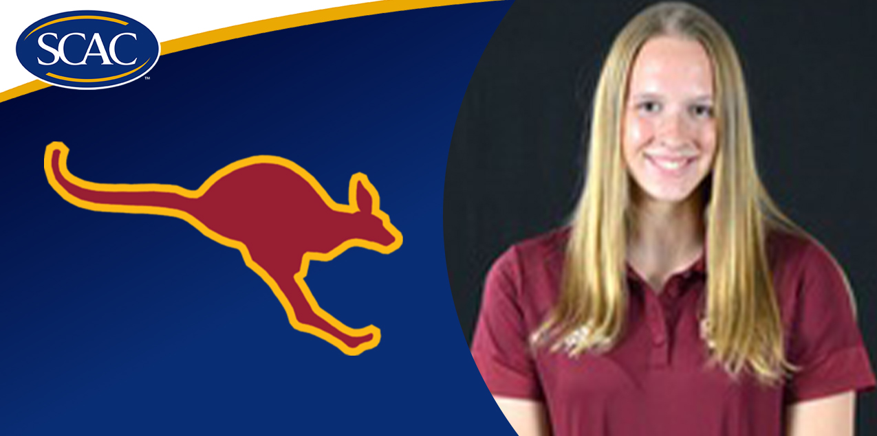 Samantha Thiele, Austin College, Swimmer of the Week (Week 2)