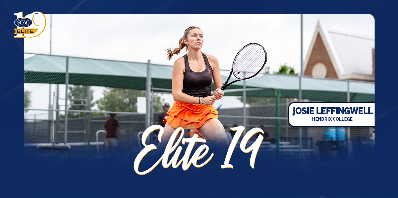 Hendrix's Leffingwell Named Women's Tennis Elite 19 Award Recipient