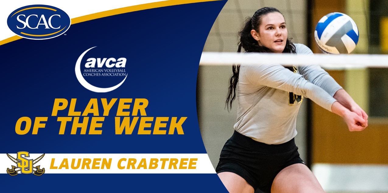 Southwestern's Crabtree Named AVCA Player of the Week